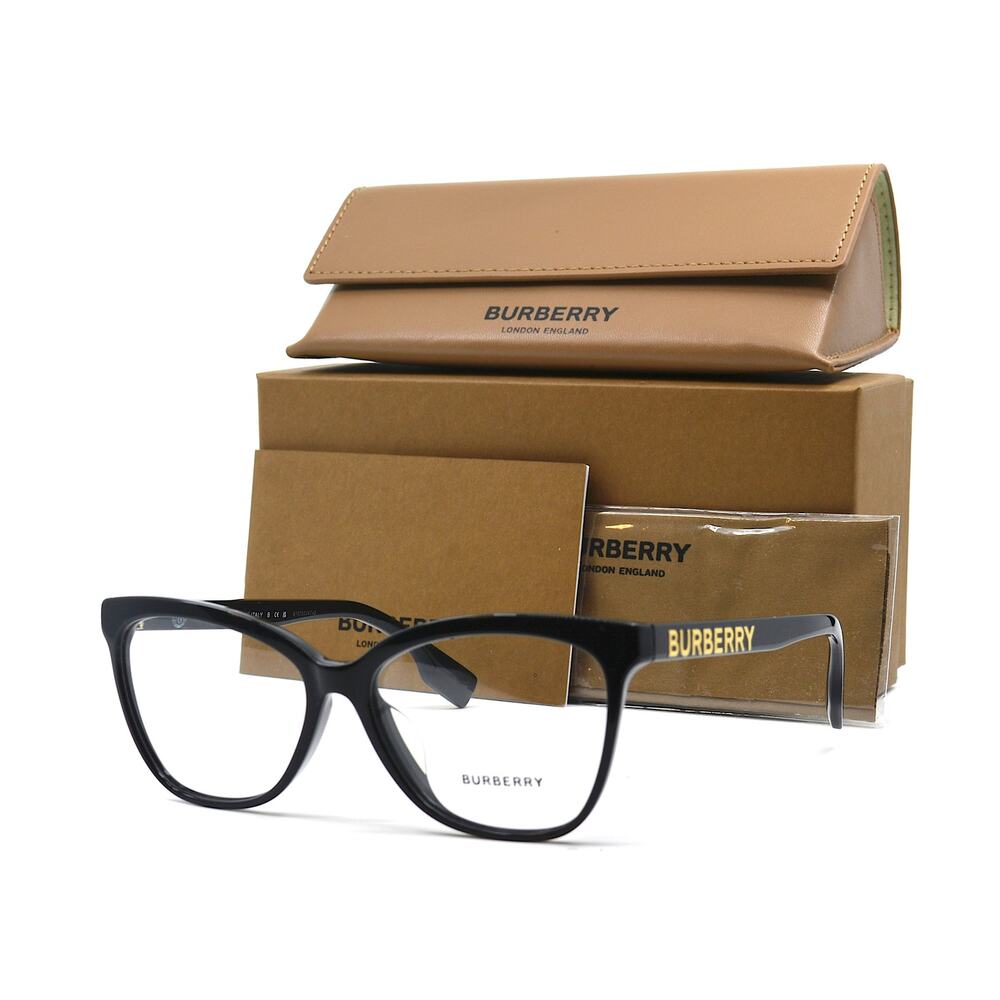 NEW BURBERRY BE2364F 3001 BLACK AUTHENTIC EYEGLASSES FRAME - Picture 6 of 13